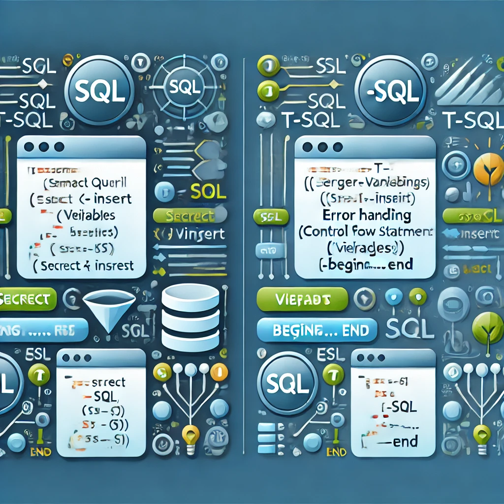 Sql vs t sql key differences and use cases explained